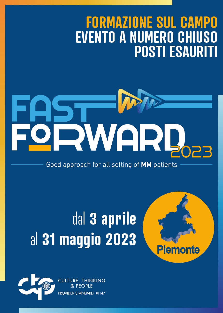Fast Forward 2023 - Good approach for all setting of MM (Centri ematologici PIEMONTE) - Torino, 03 Aprile 2023